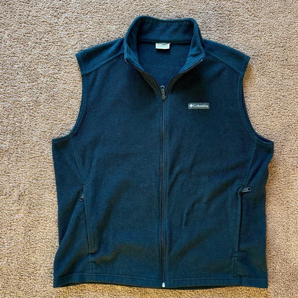 Columbia Charcoal Fleece Vest